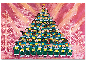 クリスマスカード「ハレルヤコーラス」